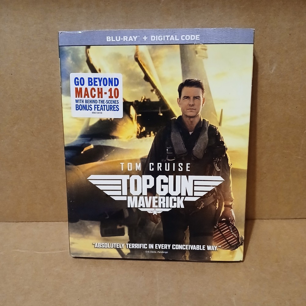 Top Gun Maverick DVD Blu-ray Tom Cruise Action Movie Elite Pilots Survival